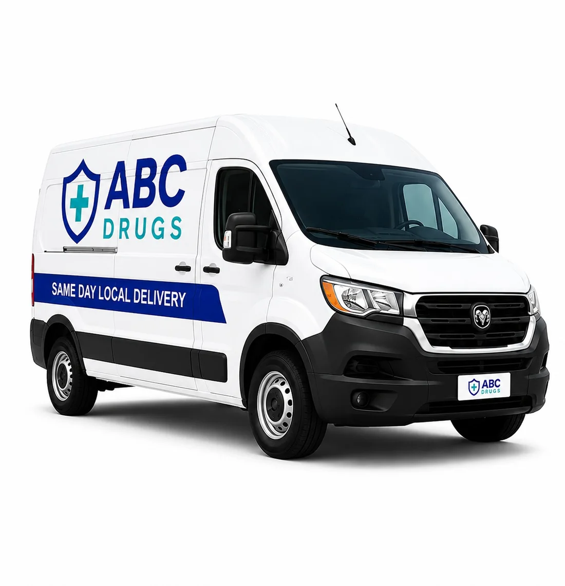 ABC Drugs same-day local delivery van