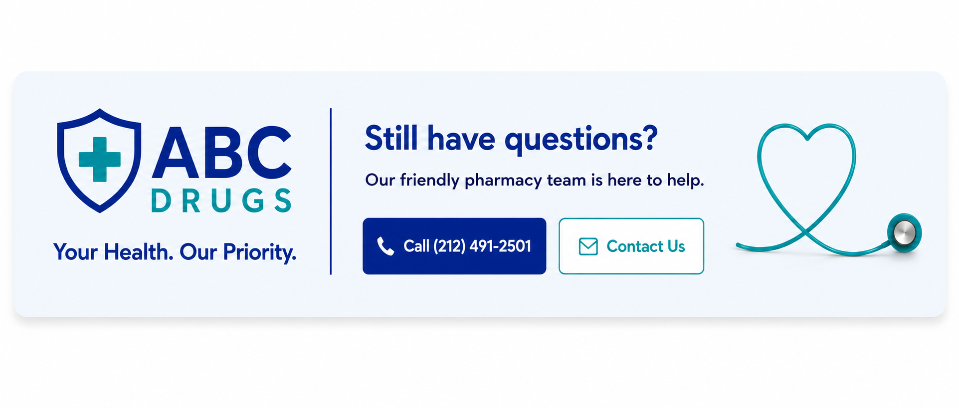 Still have questions? Call ABC Drugs or contact us.
